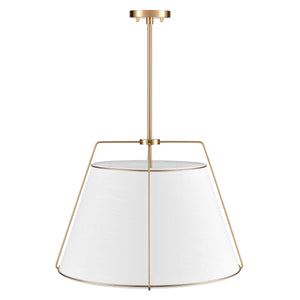 Antique Brass/White