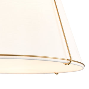 Antique Brass/White