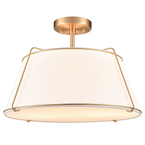 Antique Brass/White