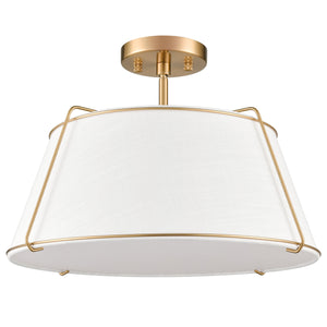 Antique Brass/White