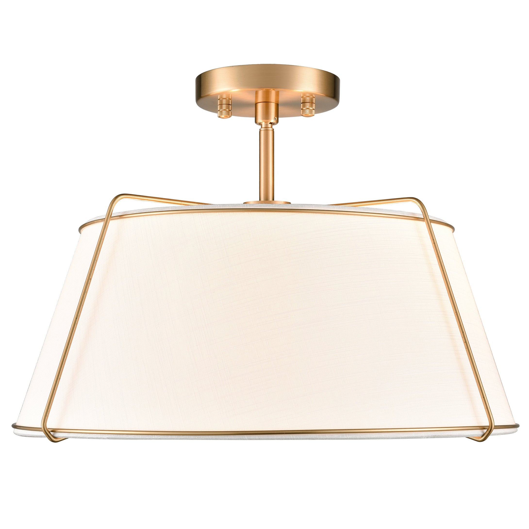 Antique Brass/White