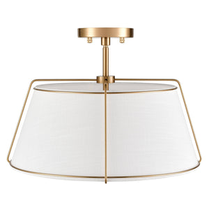Antique Brass/White