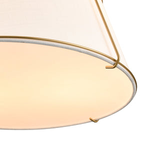 Antique Brass/White