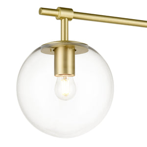 Brushed Brass/Clear