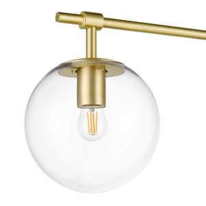 Brushed Brass/Clear
