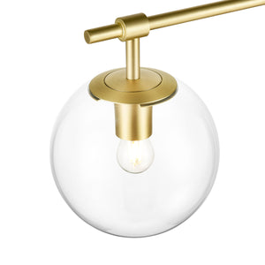Brushed Brass/Clear