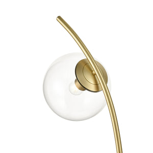 Brushed Brass/Clear