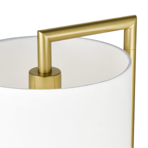 Brushed Brass/White