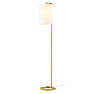 Brushed Brass/White