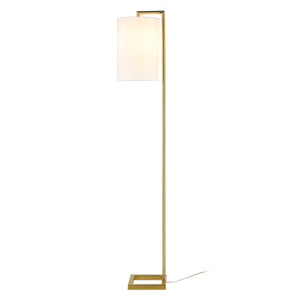 Brushed Brass/White