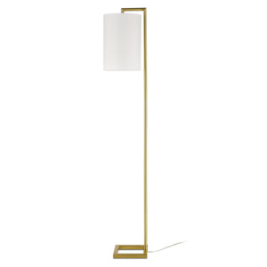 Brushed Brass/White