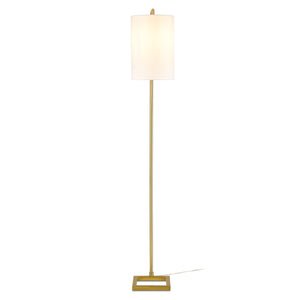 Brushed Brass/White