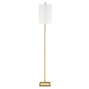 Brushed Brass/White
