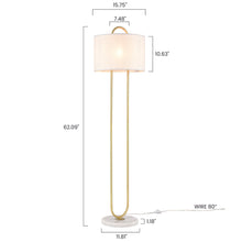 Load image into Gallery viewer, Brass/White, dimensions
