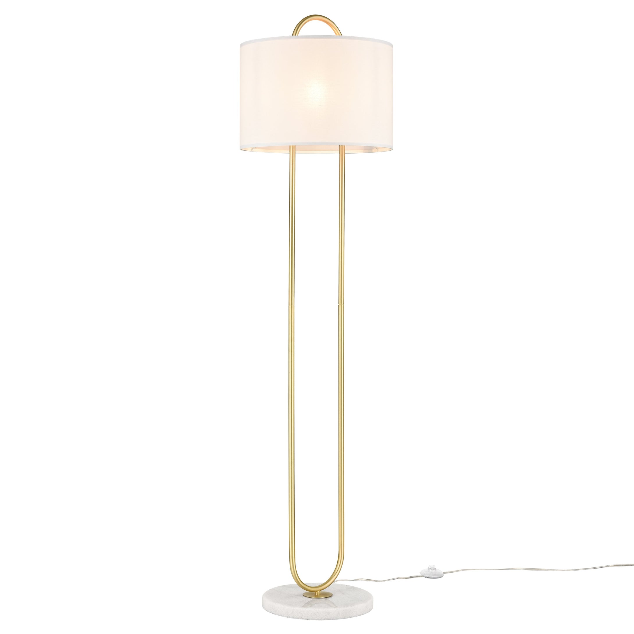 Brass/White
