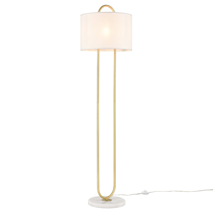 Brass/White