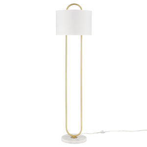 Brass/White