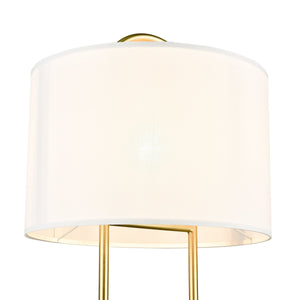 Brass/White