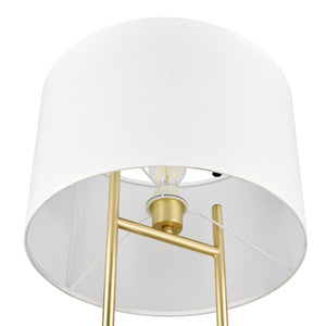 Brass/White
