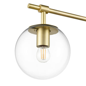 Brushed Brass/Clear