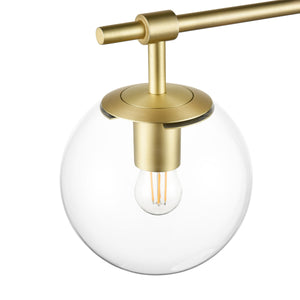 Brushed Brass/Clear