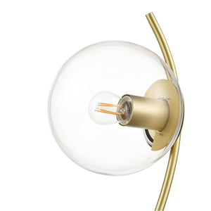 Brushed Brass/Clear