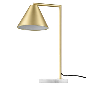 Brushed Brass/White