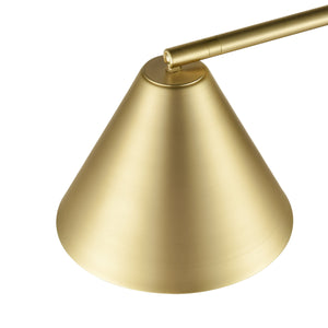 Brushed Brass/White