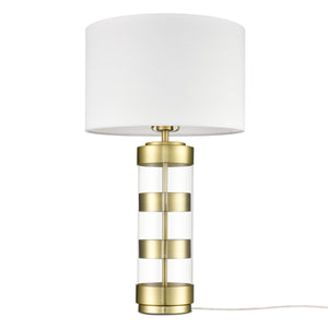 Brushed Brass/White