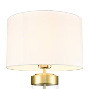 Brushed Brass/White