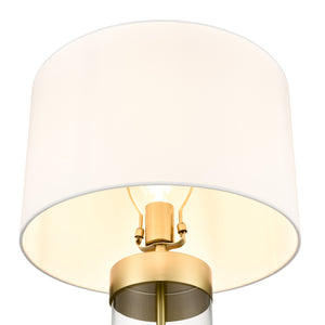 Brushed Brass/White