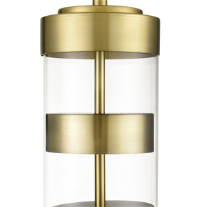 Brushed Brass/White