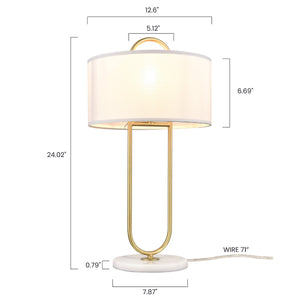Brass/White, dimensions