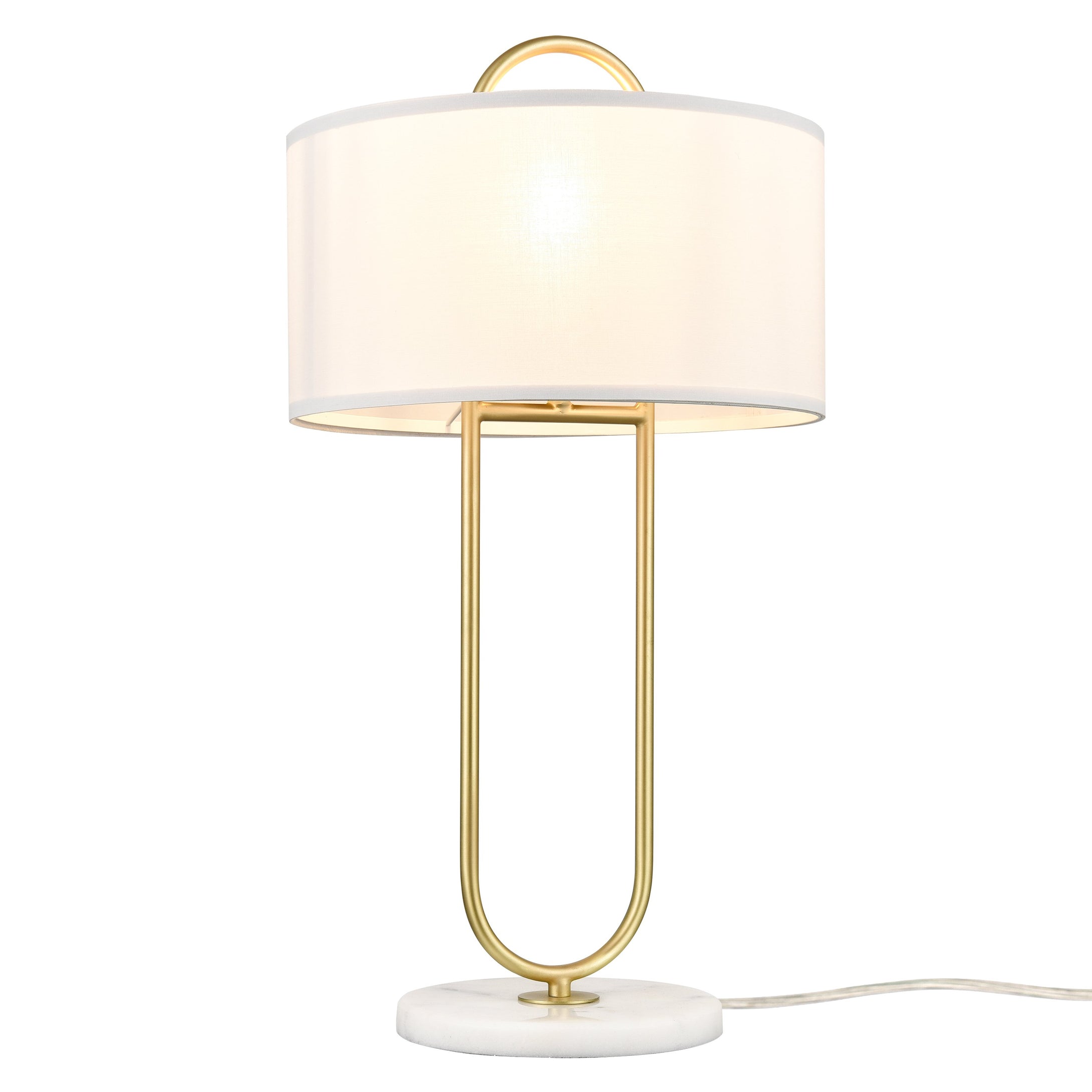 Brass/White