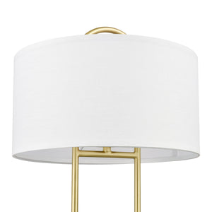 Brass/White
