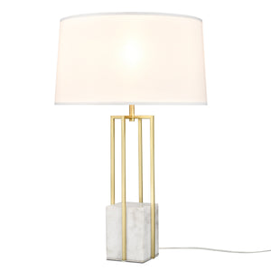 Brass/White