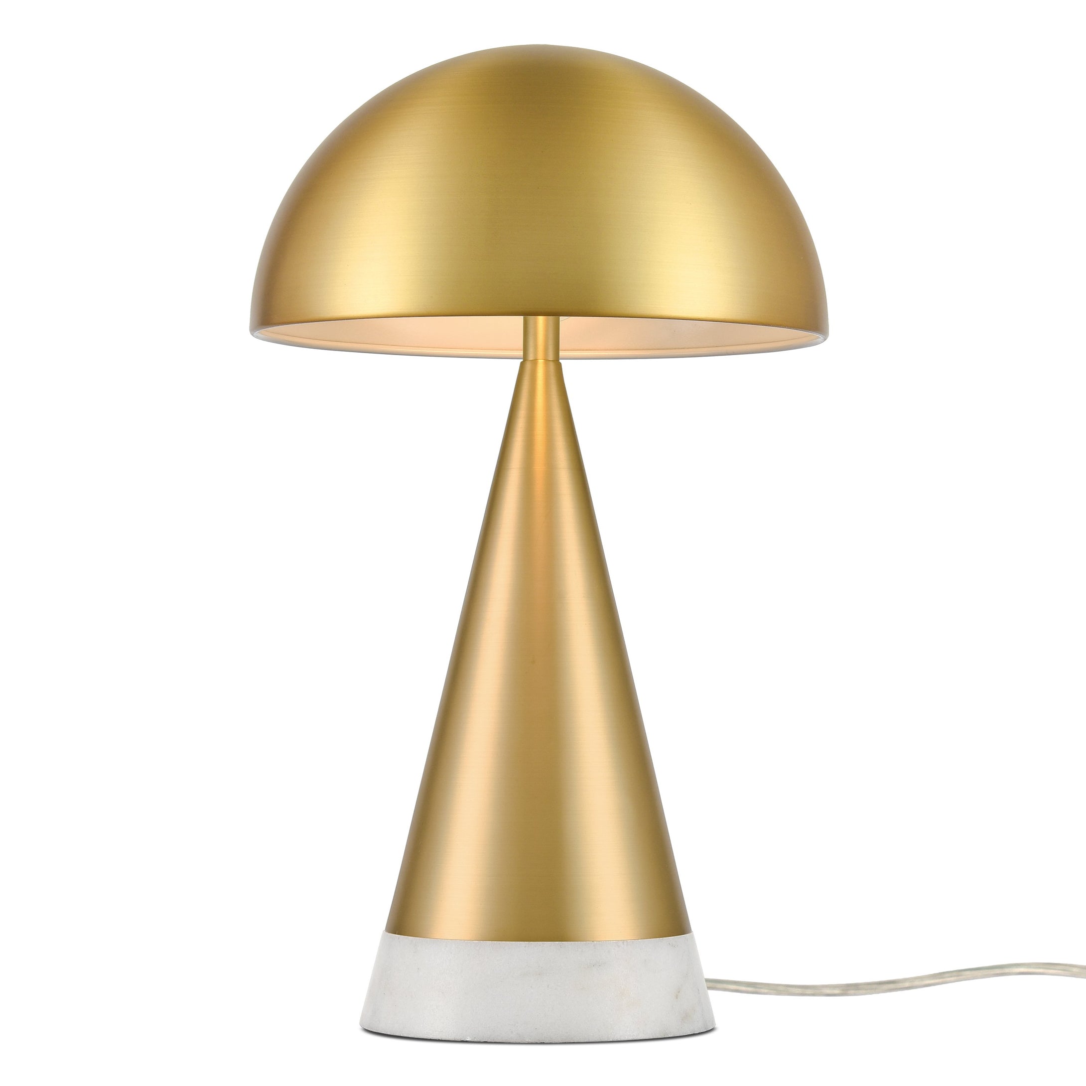 Brass/White