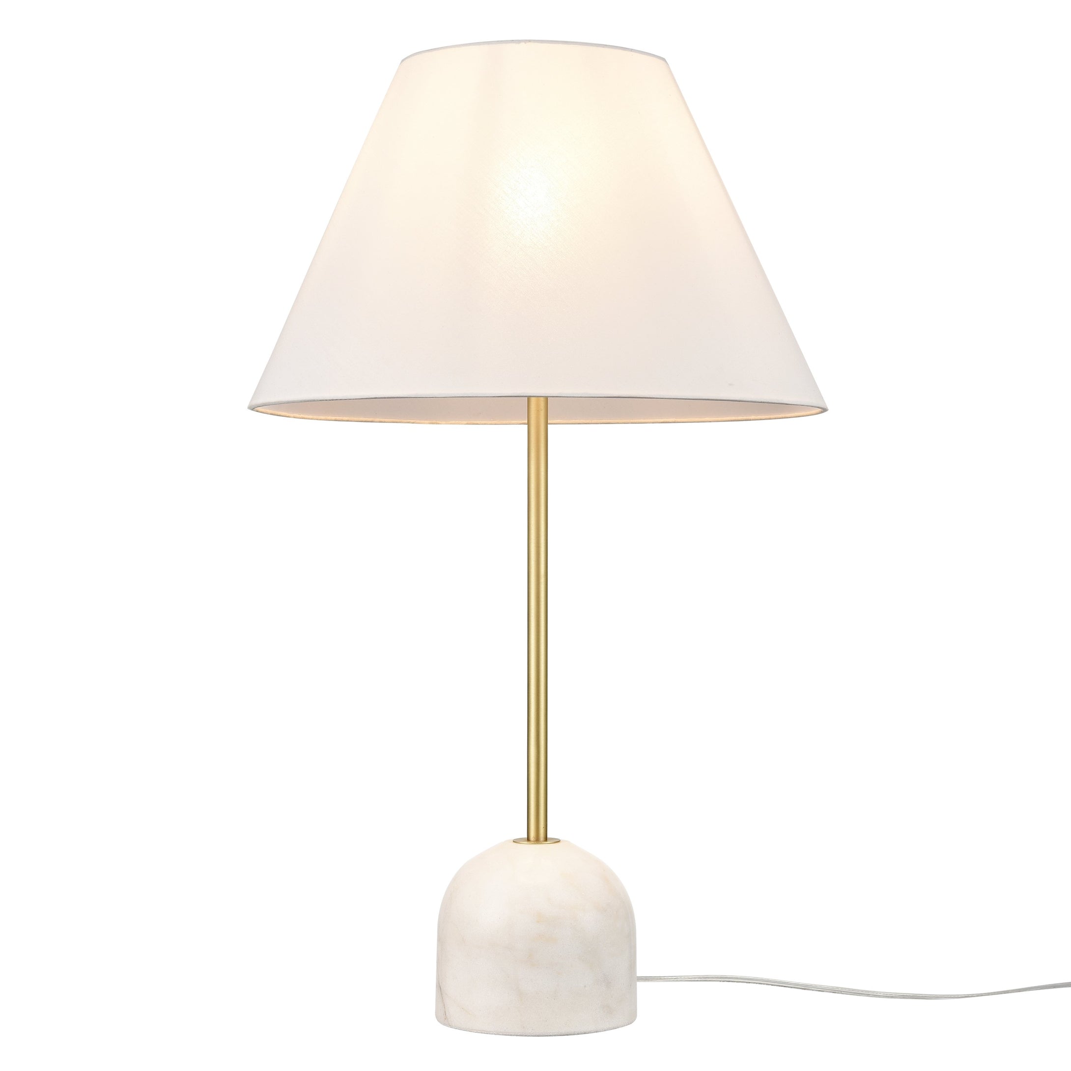 Brass/White