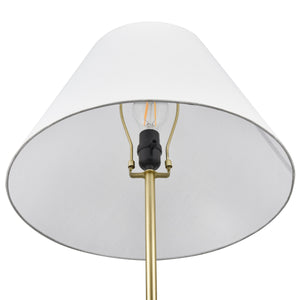 Brass/White