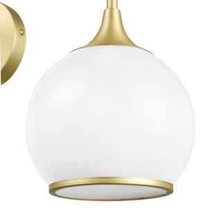 Brushed Brass/Opal