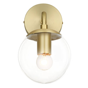 Brushed Brass/Clear