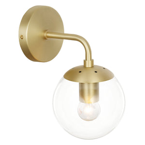 Brushed Brass/Clear