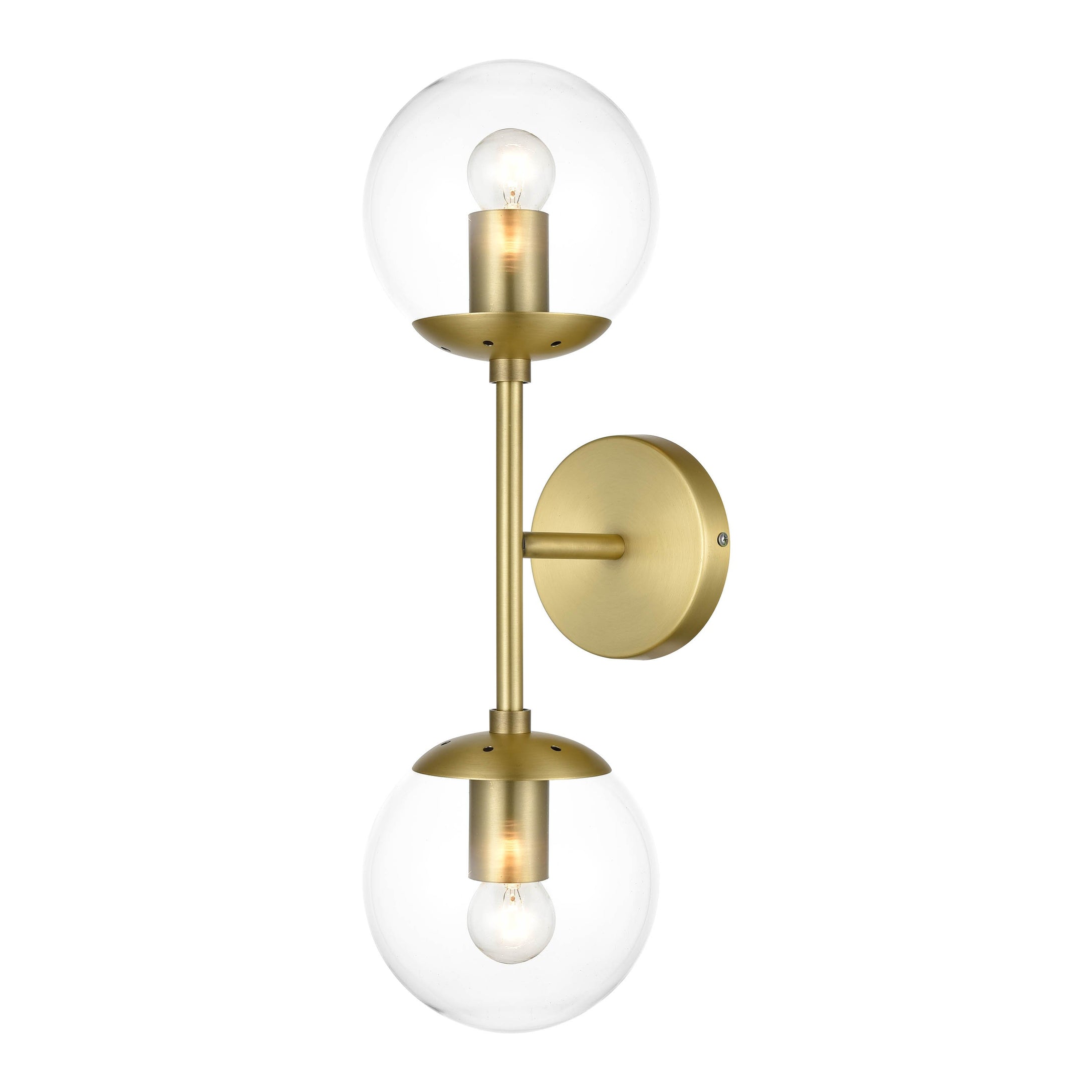 Brushed Brass/Clear