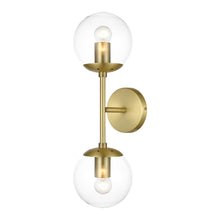 Load image into Gallery viewer, Brushed Brass/Clear

