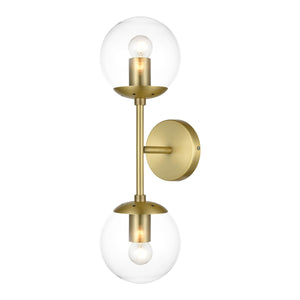 Brushed Brass/Clear