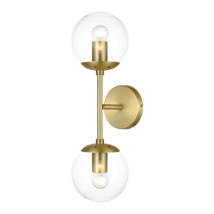 Brushed Brass/Clear