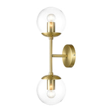 Load image into Gallery viewer, Brushed Brass/Clear
