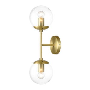 Brushed Brass/Clear