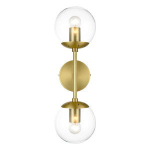 Brushed Brass/Clear