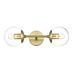 Brushed Brass/Clear
